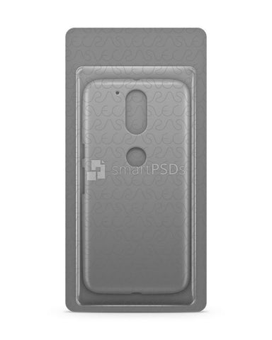 Clamshell Blister Pack Mockup with Phone Case