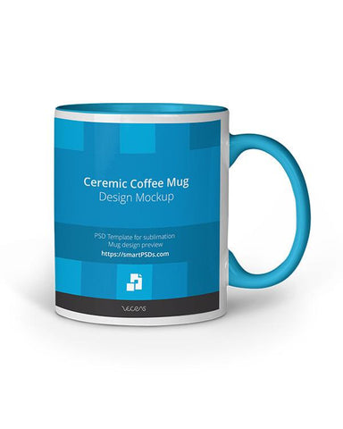 Coffee Mug for Sublimation Preview Design Template