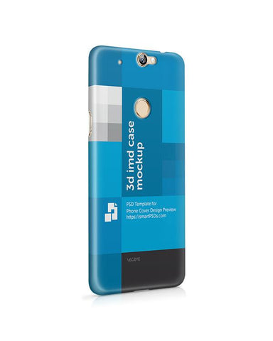 CoolPad Max A8 3d IMD Phone Cover Design Template- Right view