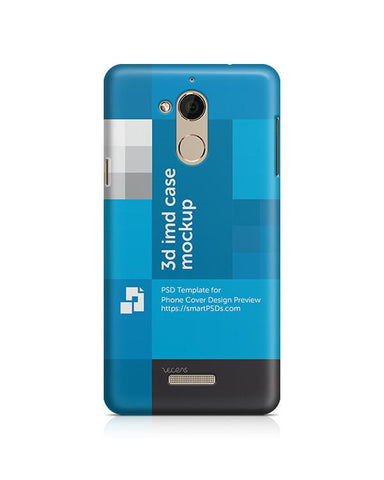 CoolPad Note 5 3d IMD Mobile Case Design mockup 2016