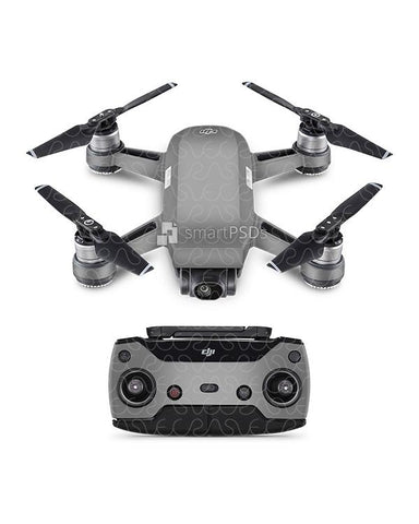 DJI Spark Drone Vinyl Skin Design Mockup
