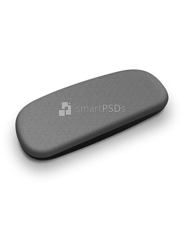 Clamshell Eyeglass Case Mockup for Sublimation Print Design Preview