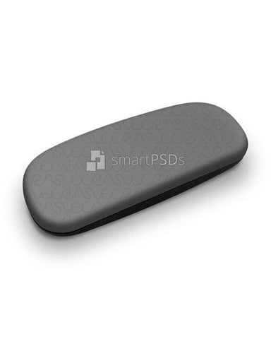 Clamshell Eyeglass Case Mockup for Sublimation Print Design Preview