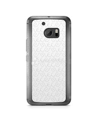 HTC 10 2d Clear Mobile Case Design Mockup 2016