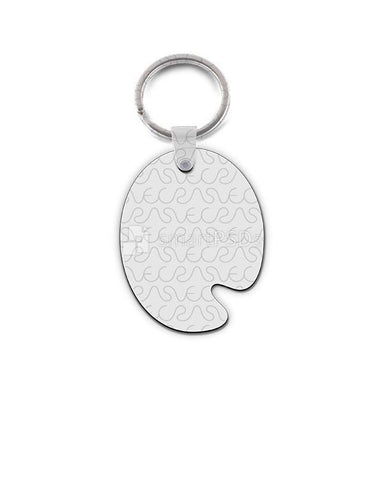 Keyring Artist Palette Mockup - 2 Views