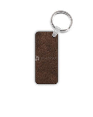 Rectangle Shape Keyring Design Mockup - 2 Views