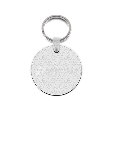 Round Shape Keyring Design Mockup - 2 Views