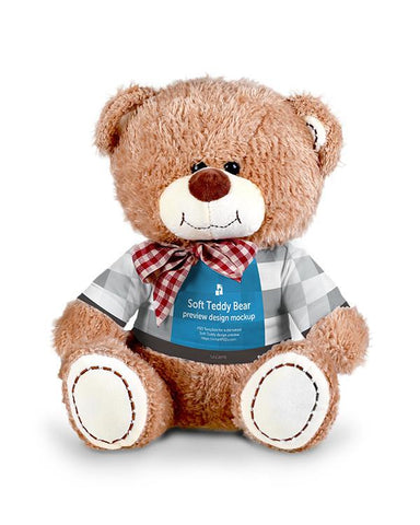 Teddy Bear Dress Design Mockup - 2 Views
