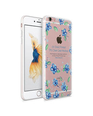 iPhone 6s Plus UV TPU Case with Frosted Edges Design Mockup 2015 (Front-Back angled)