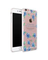 iPhone 6s Plus UV TPU Case with Frosted Edges Design Mockup 2015 (Front-Back angled)