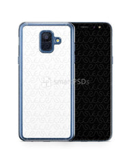 Samsung Galaxy A6 2d PC Clear Case Design Mockup 2018