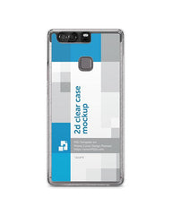 Huawei P9 Plus 2d Clear Mobile Case Design Mockup 2016