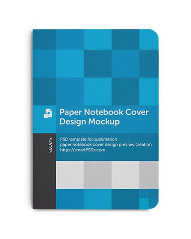 Paper Notebook Cover Design Mockup