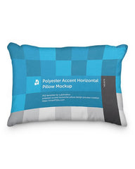 Polyester Accent Pillow Cover Design Preveiw Mockup