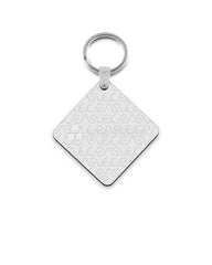 Square Shape Keyring Design Mockup - 2 Views