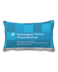 Rectangular Throw Pillow Design Preview