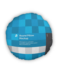 Round Pillow Design Preview Mockup