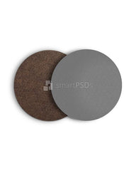 Round Shape Coasters Design Mockup