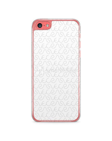 Apple iPhone 5C 2d Clear Mobile Case Design Mockup 2013