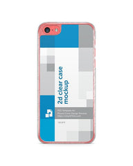 Apple iPhone 5C 2d Clear Mobile Case Design Mockup 2013