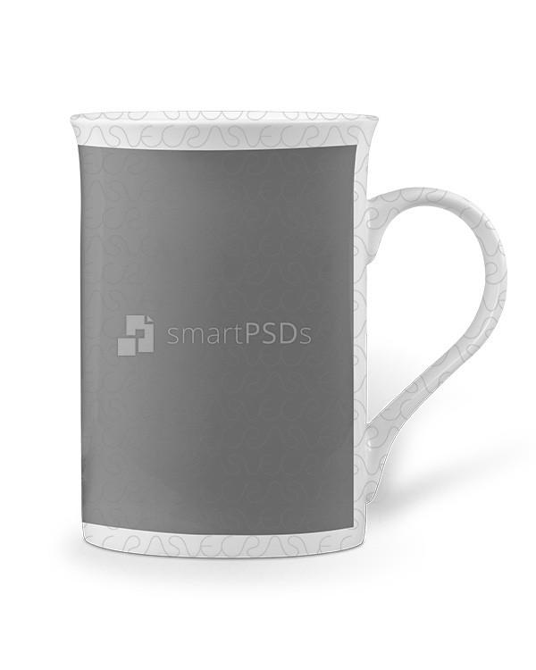 Fluted Lip Sublimation Mug Mockup