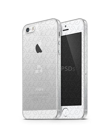 Apple iPhone 5S TPU Clear Mobile Case Design Mockup - 2013