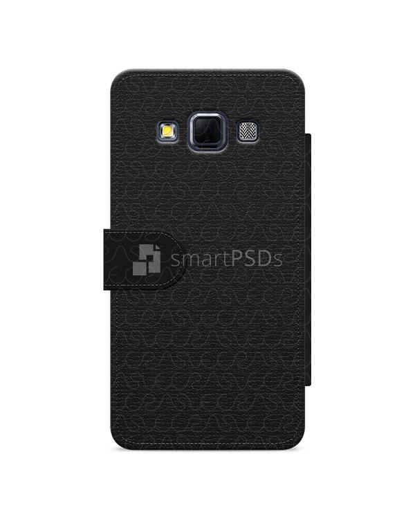 Samsung Galaxy A3 2d Wallet Mobile Case Design Mockup 2017