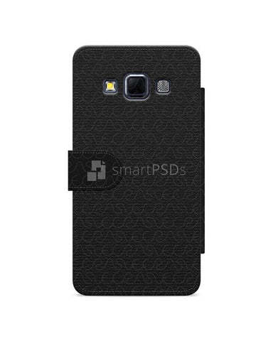 Samsung Galaxy A3 2d Wallet Mobile Case Design Mockup 2017