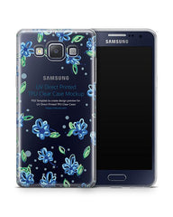 Samsung Galaxy A5 UV TPU Clear Case Design Mockup 2015