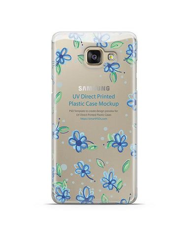 Samsung Galaxy A5 2016- UV PC Clear Mobile Case Design Mockup 2015