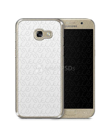 Samsung Galaxy A5 2017 2d Clear Mobile Case Design Mockup 2017