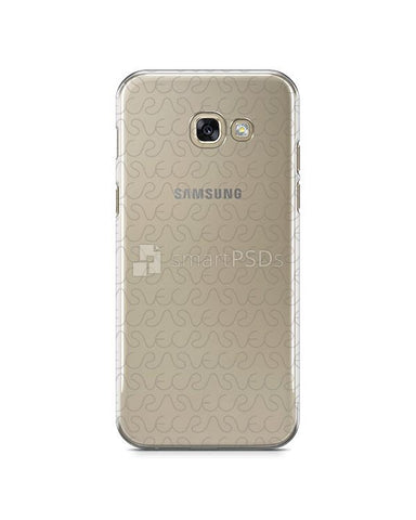 Samsung Galaxy A5 2017- UV PC Clear Mobile Case Design Mockup 2017