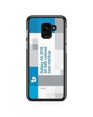 Galaxy A5 2018 2d PC Colored Mobile Case Design Mockup