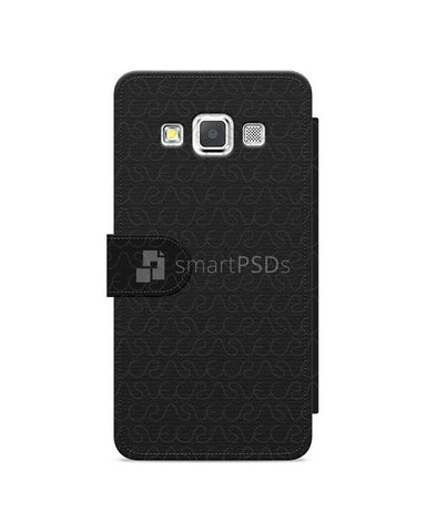Samsung Galaxy A5 2d Wallet Mobile Case Design Mockup 2015