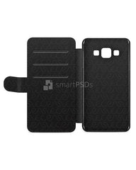 Samsung Galaxy A5 2d Wallet Mobile Case Design Mockup 2015