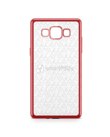 Samsung Galaxy A5 TPU Electroplated Case Design Mock-up