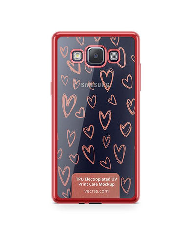Samsung Galaxy A5 TPU Electroplated Case Design Mock-up