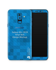 Samsung Galaxy A6 Plus Vinyl Skin Design Mockup 2018