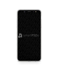 Samsung Galaxy A6 2d Flexi Clear Case Design Mockup 2018
