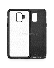 Samsung Galaxy A6 2d RubberFlex Mobile Case Design Mockup 2018