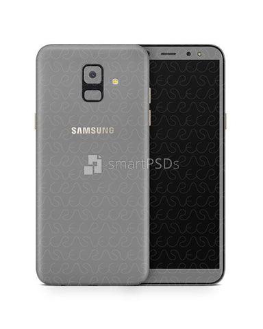 Samsung Galaxy A6 Vinyl Skin Design Mockup 2018