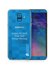 Samsung Galaxy A6 Vinyl Skin Design Mockup 2018