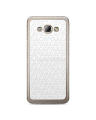 Samsung Galaxy A8 2d Clear Mobile Case Design Mockup 2016