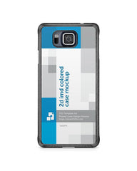 Samsung Galaxy Alpha 2d IMD Colored Mobile Case Design Mockup 2014