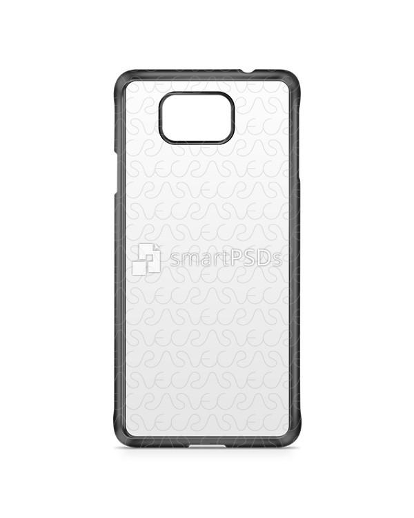 Samsung Galaxy Alpha 2d IMD Colored Mobile Case Design Mockup 2014