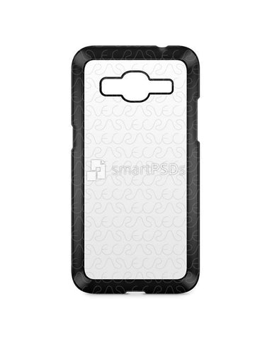 Samsung Galaxy Core Prime 2d IMD Colored Mobile Case Design Mockup 2014