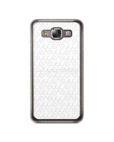 Samsung Galaxy E7 2d Clear Mobile Case Design Mockup 2015