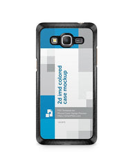 Samsung Galaxy Grand Prime 2d IMD Colored Mobile Case Design Mockup 2014