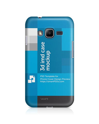 Samsung Galaxy J1 Mini Prime 3d IMD Mobile Case Design Mockup 2016