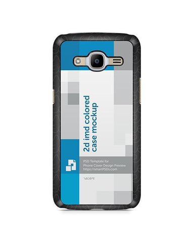 Samsung Galaxy J2 2016 2d IMD Colored Mobiles Case Design Mockup 2016